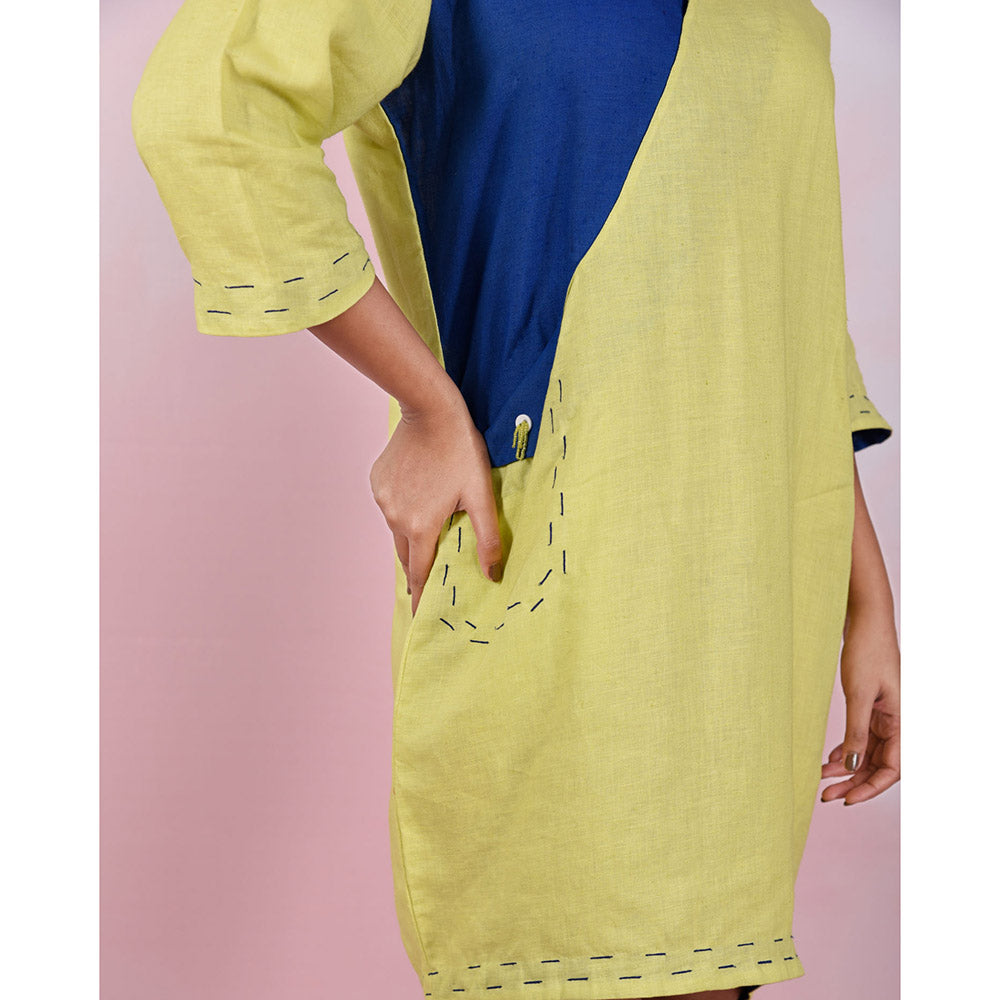 The House of Hemp Women Hemp and Lyocell Sage Bolt Dress