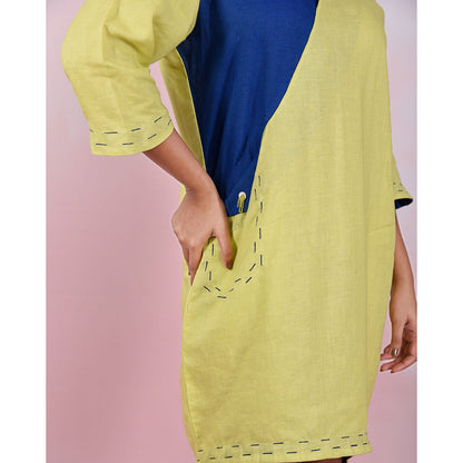 The House of Hemp Women Hemp and Lyocell Sage Bolt Dress