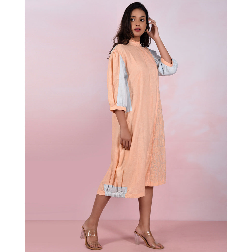 The House of Hemp Women Hemp and Lyocell Peach Mousse Dress