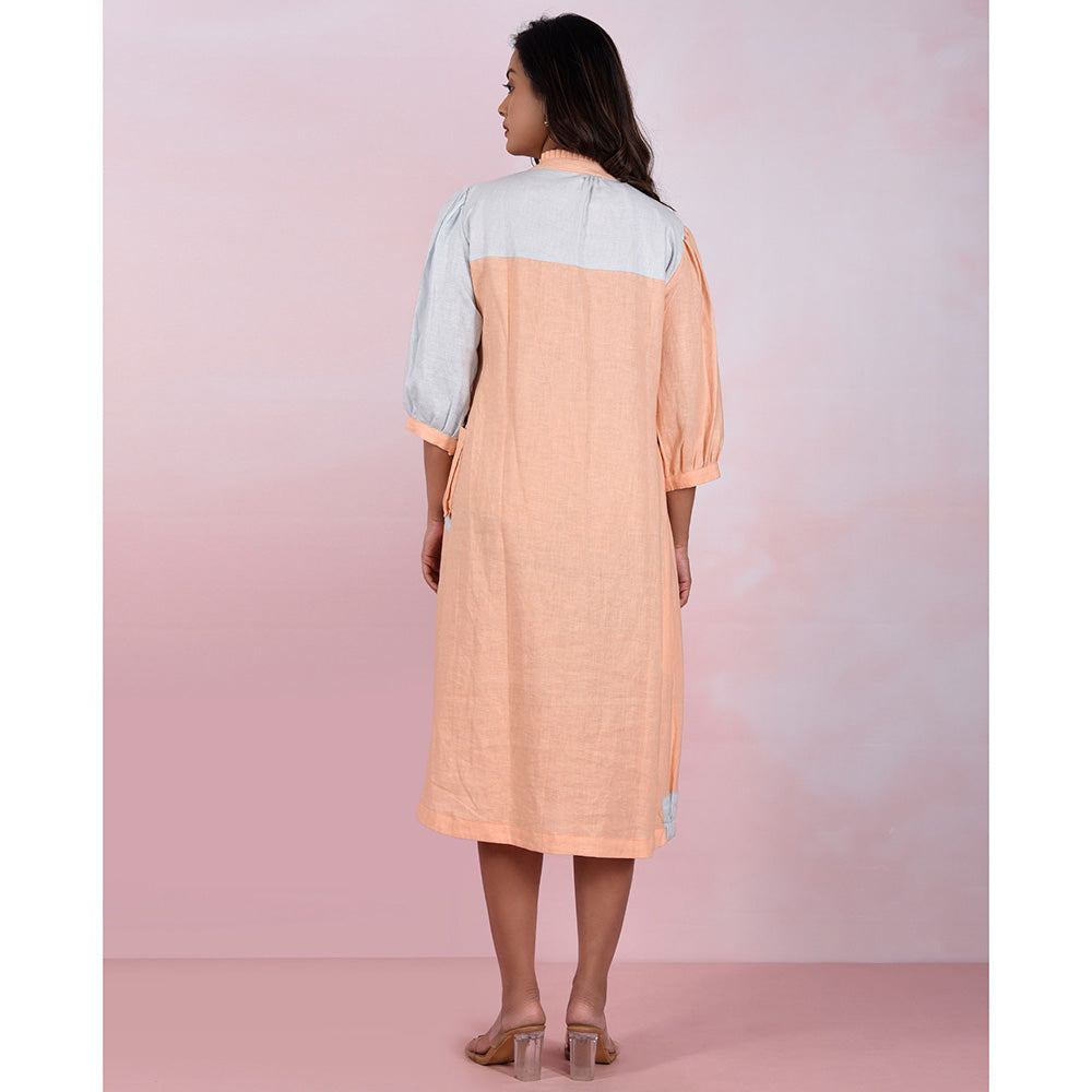 The House of Hemp Women Hemp and Lyocell Peach Mousse Dress