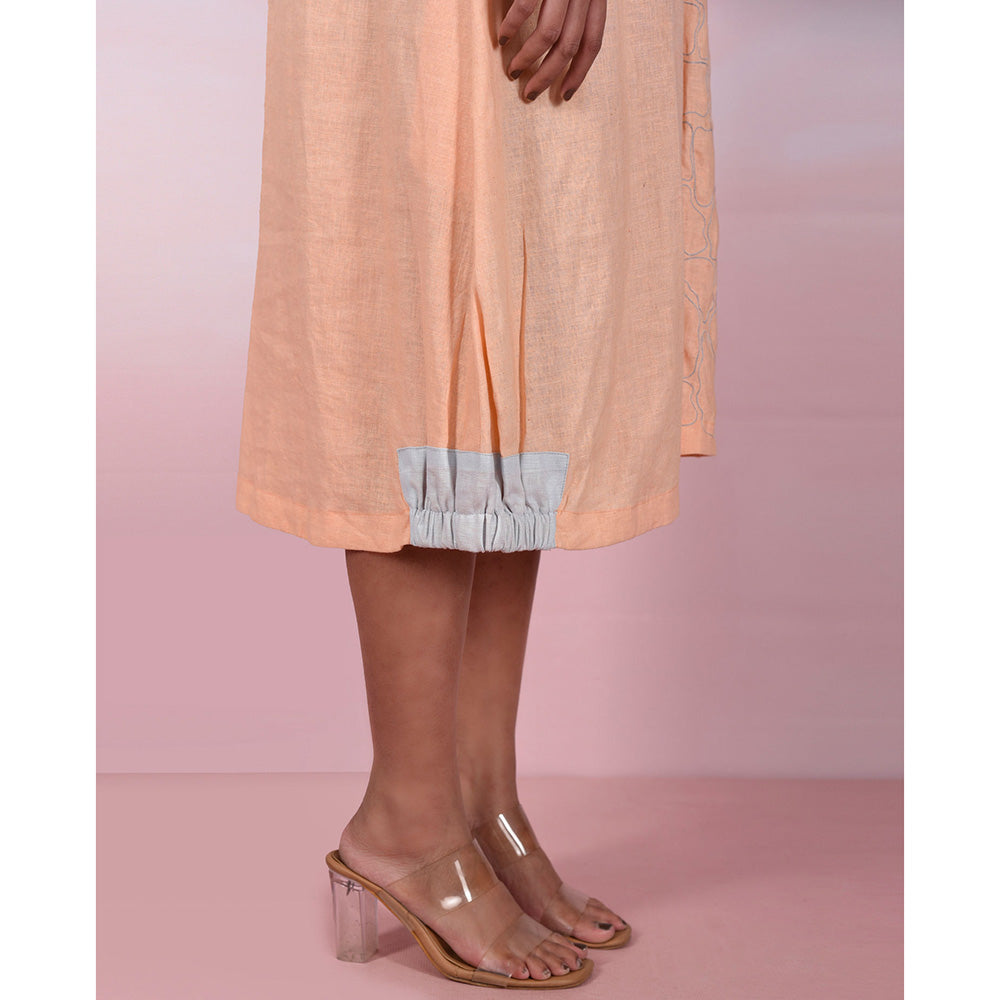 The House of Hemp Women Hemp and Lyocell Peach Mousse Dress