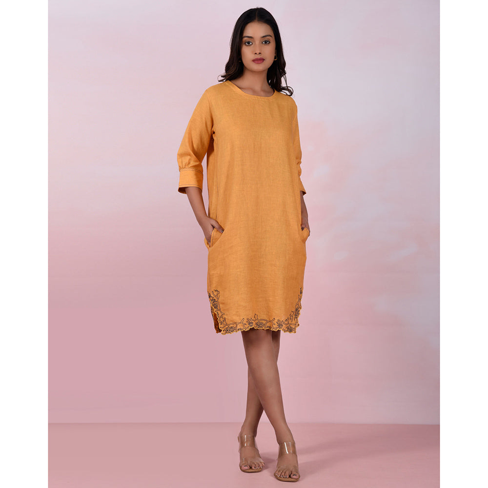 The House of Hemp Women Hemp and Lyocell Amber Mousse Dress