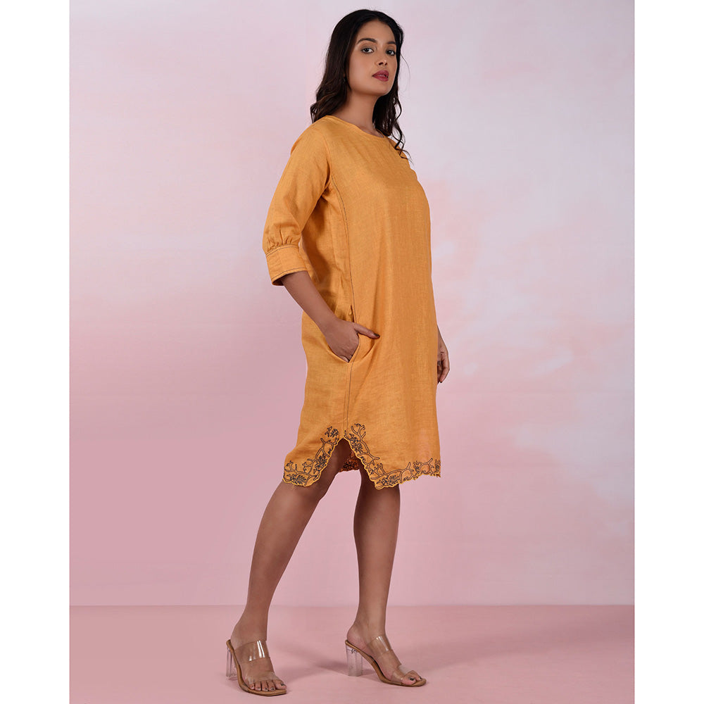 The House of Hemp Women Hemp and Lyocell Amber Mousse Dress