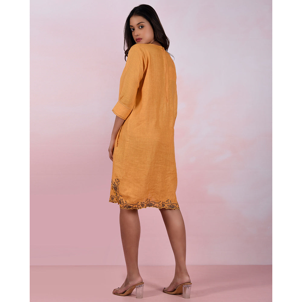 The House of Hemp Women Hemp and Lyocell Amber Mousse Dress