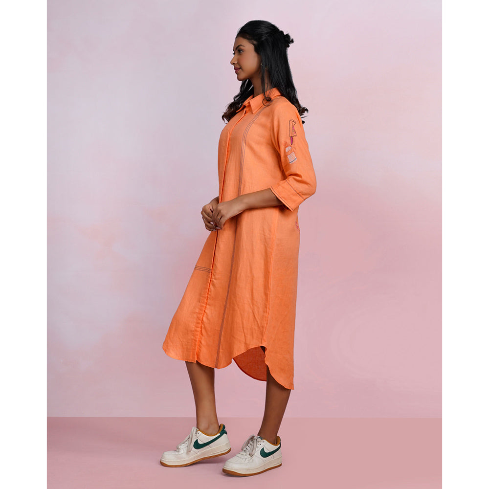 The House of Hemp Amber Ease Shirt Dress