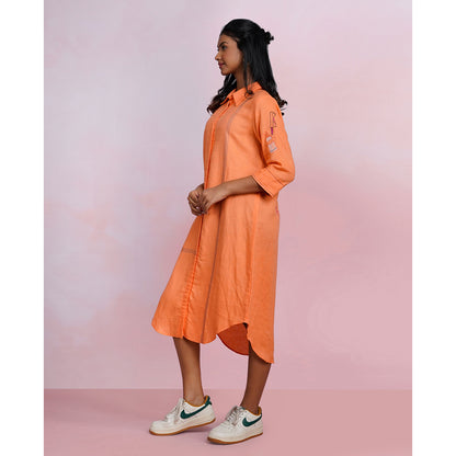 The House of Hemp Amber Ease Shirt Dress