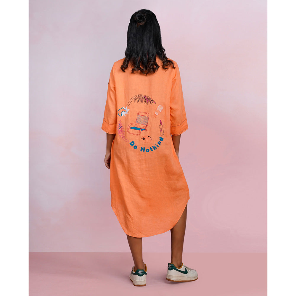 The House of Hemp Amber Ease Shirt Dress