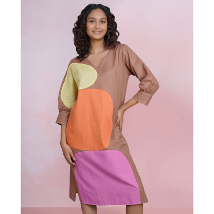 The House of Hemp Viola Sand Dress