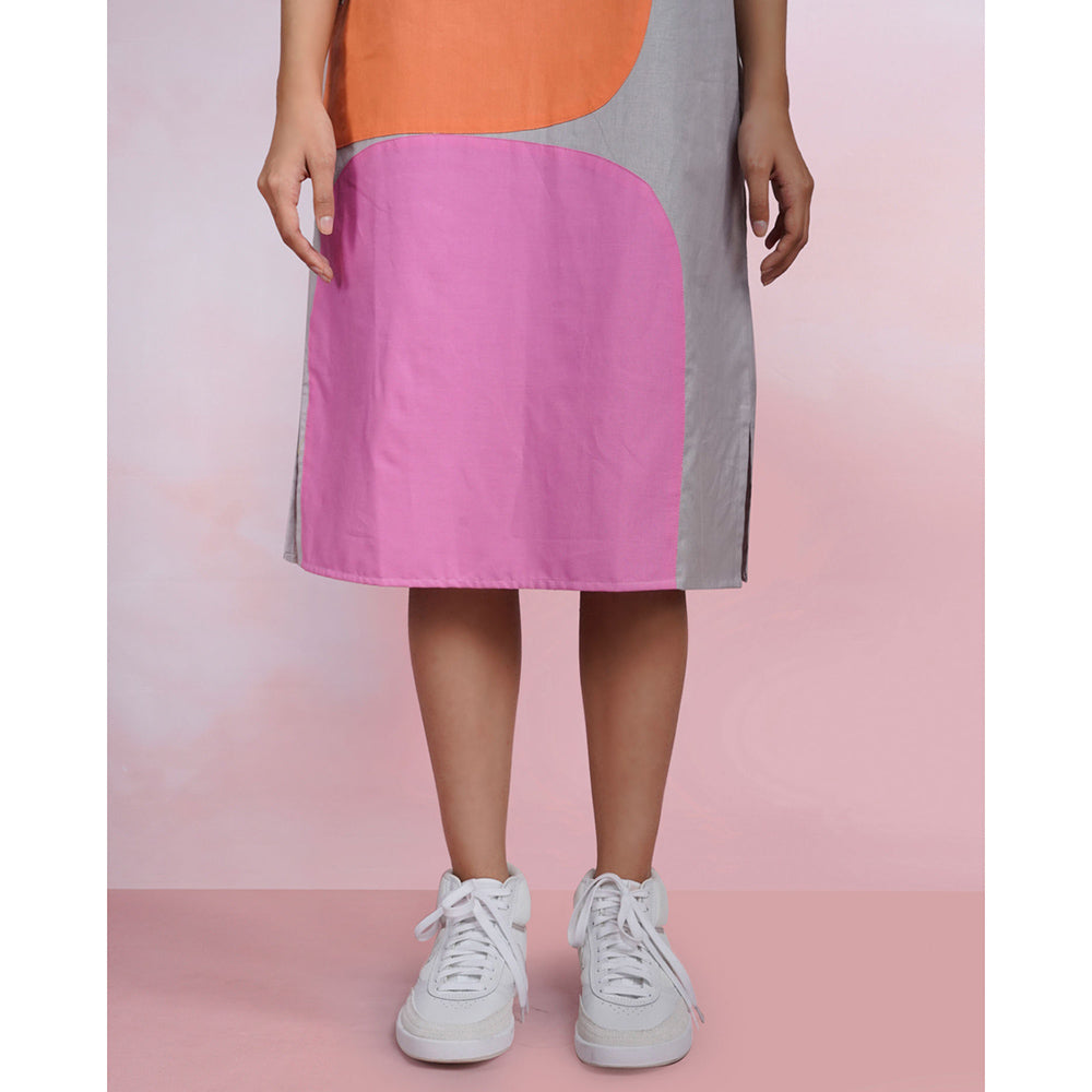 The House of Hemp Grey Viola Mist Dress