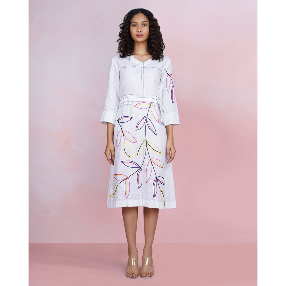 The House of Hemp Pearl Pocket Dress with Belt (Set of 2)