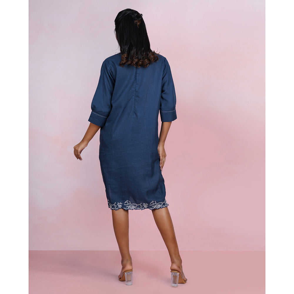 The House of Hemp Midnight Weave Dress