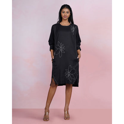 The House of Hemp Shadow Stitch Dress