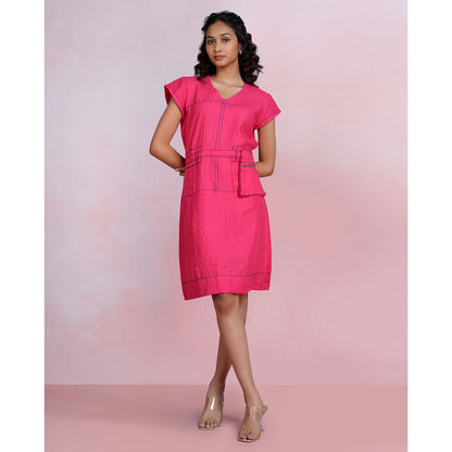 The House of Hemp Pink Dune Whisper Dress (Set of 2)