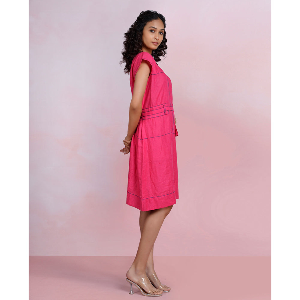 The House of Hemp Pink Dune Whisper Dress (Set of 2)