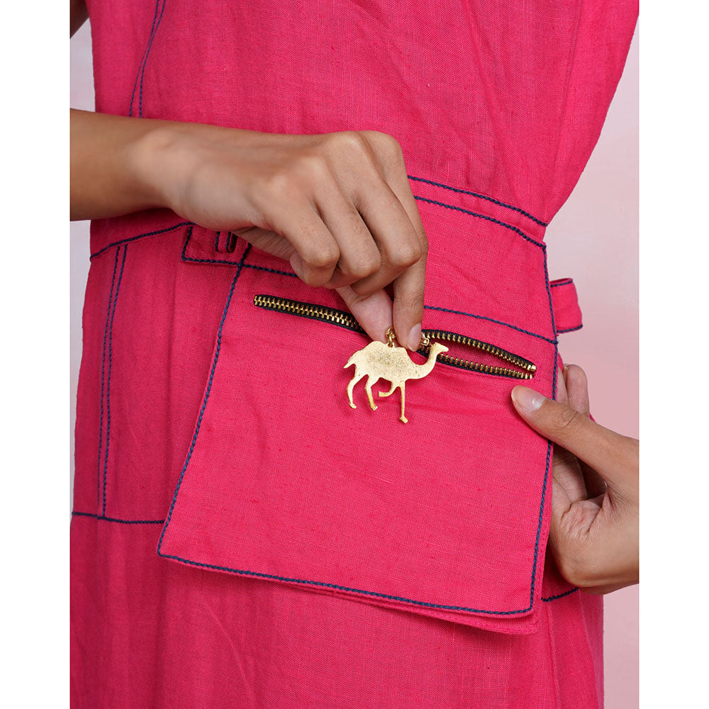 The House of Hemp Pink Dune Whisper Dress (Set of 2)