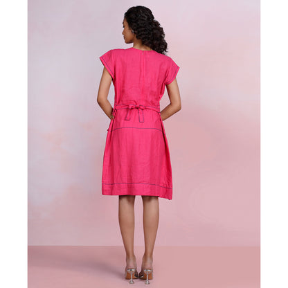 The House of Hemp Pink Dune Whisper Dress (Set of 2)