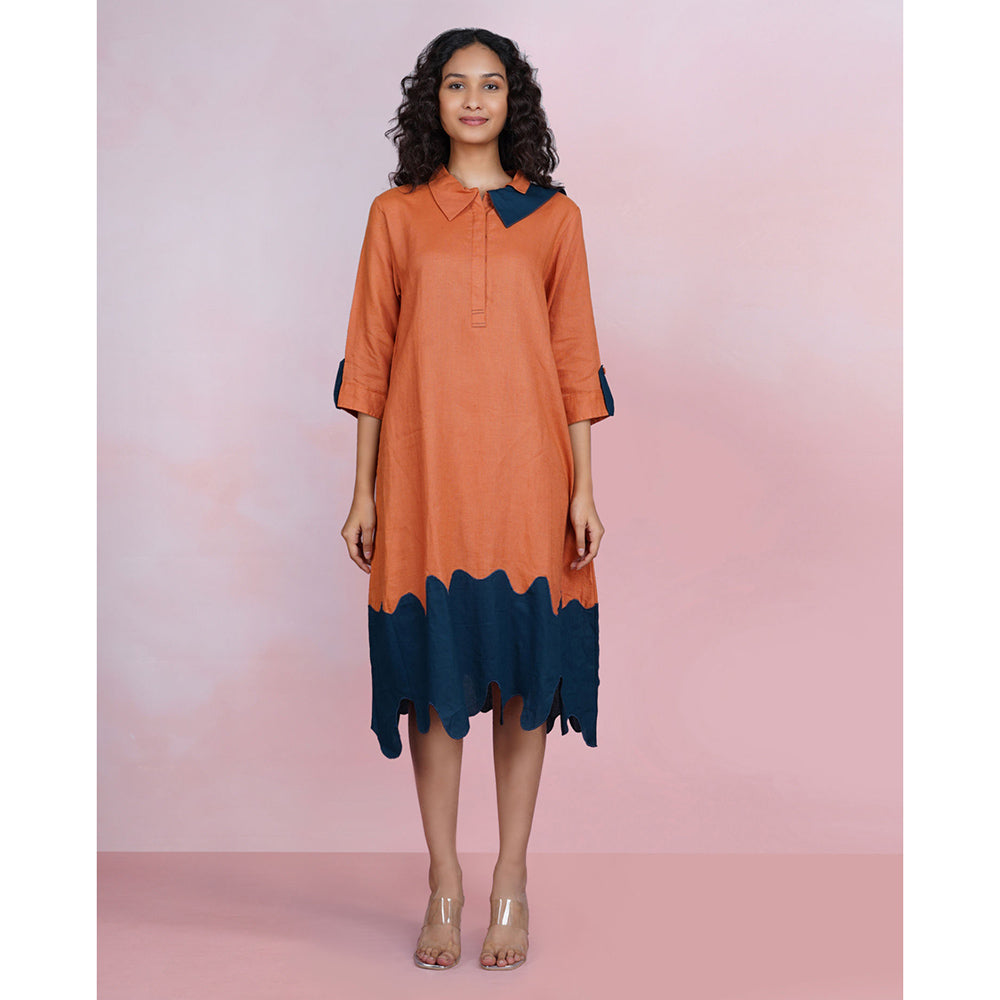 The House of Hemp Multi-Color Tide Crest Dress