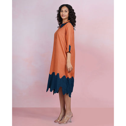 The House of Hemp Multi-Color Tide Crest Dress