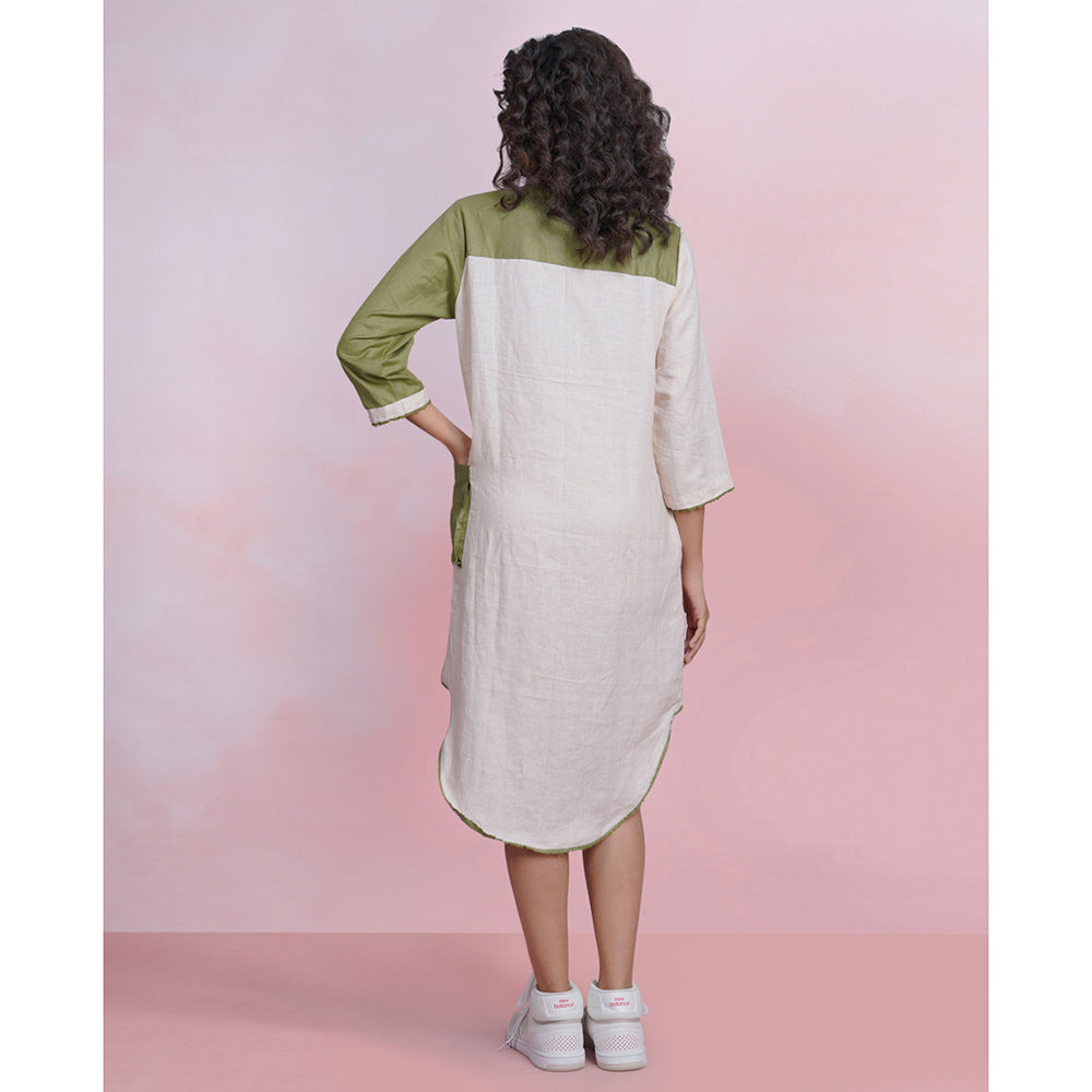 The House of Hemp Fern Haze Shirt Dress
