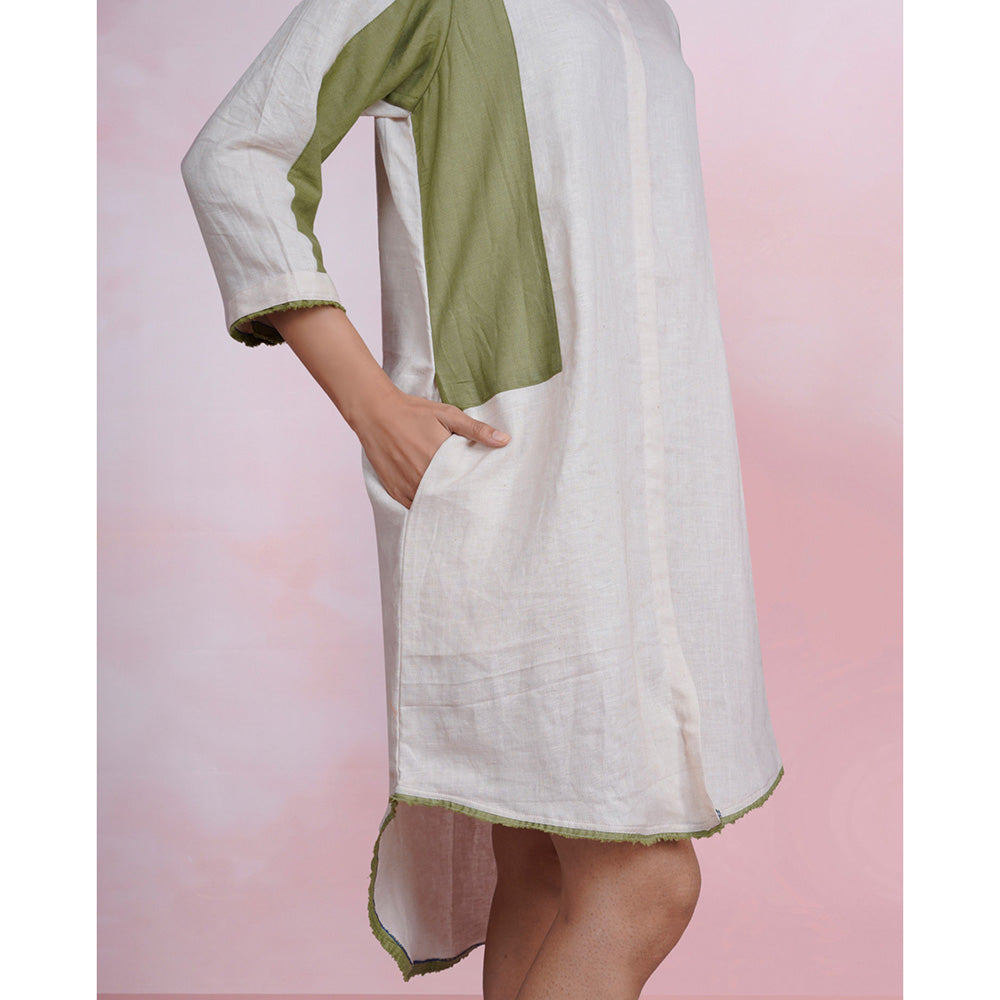 The House of Hemp Fern Haze Shirt Dress