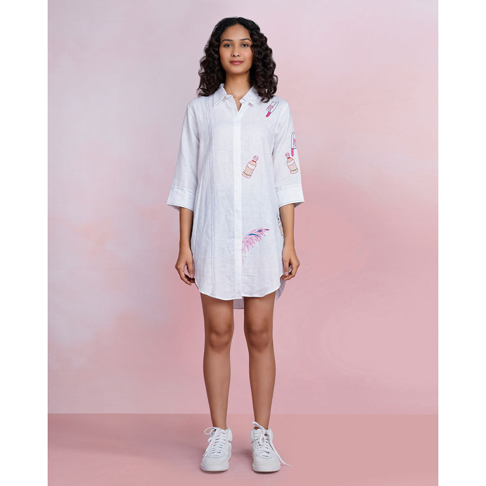 The House of Hemp Cloud Ease Embroidered Shirt