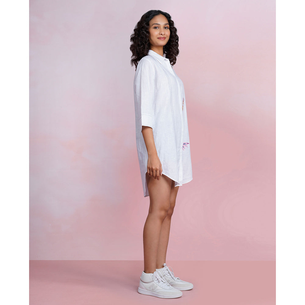 The House of Hemp Cloud Ease Embroidered Shirt