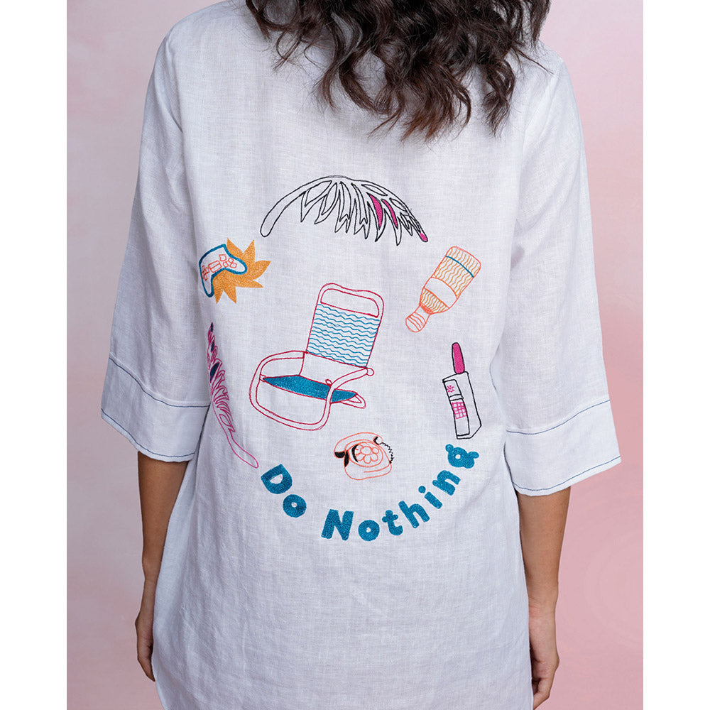 The House of Hemp Cloud Ease Embroidered Shirt