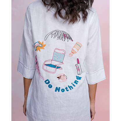 The House of Hemp Cloud Ease Embroidered Shirt