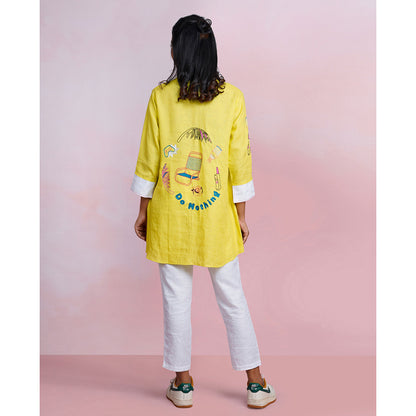 The House of Hemp Lazy Dawn Embroidered Shirt