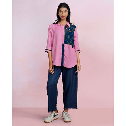 The House of Hemp Pixel Quest Embroidered Shirt