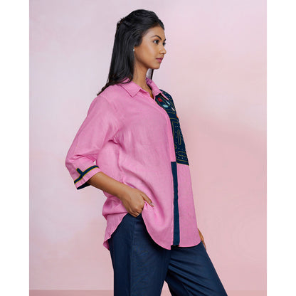 The House of Hemp Pixel Quest Embroidered Shirt