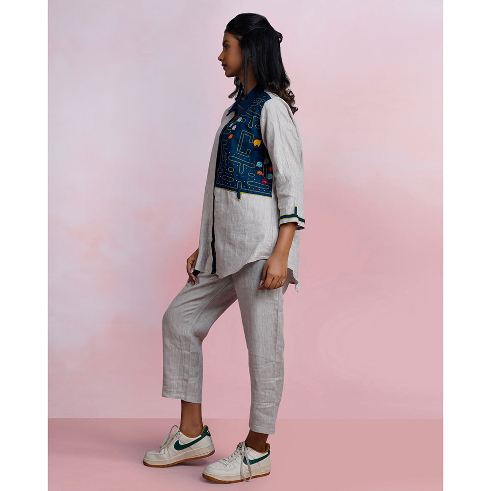 The House of Hemp Arcade Drift Embroidered Shirt