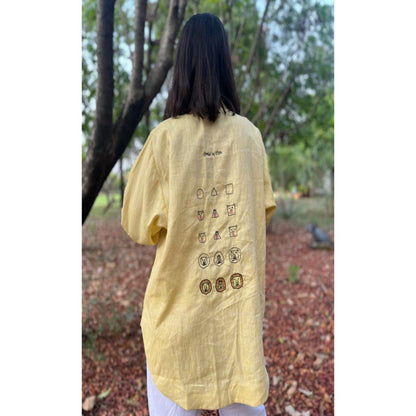 The House of Hemp Yellow Savanna Shirt
