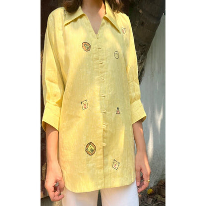 The House of Hemp Yellow Savanna Shirt