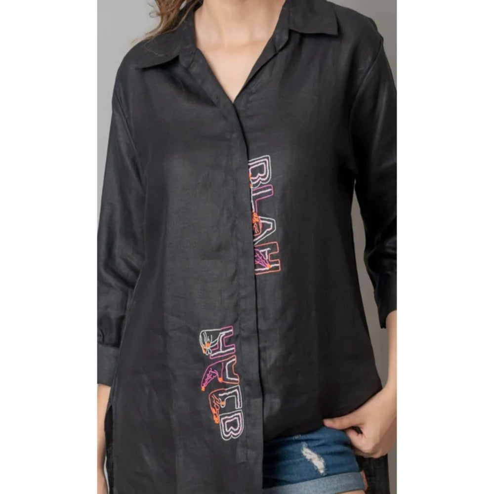 The House of Hemp Black Blah Blah Shirt