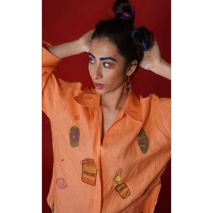 The House of Hemp Orange Key To Life Shirt