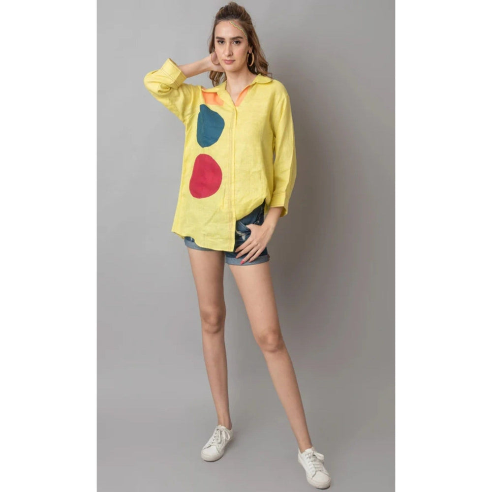 The House of Hemp Yellow Moca Shirt