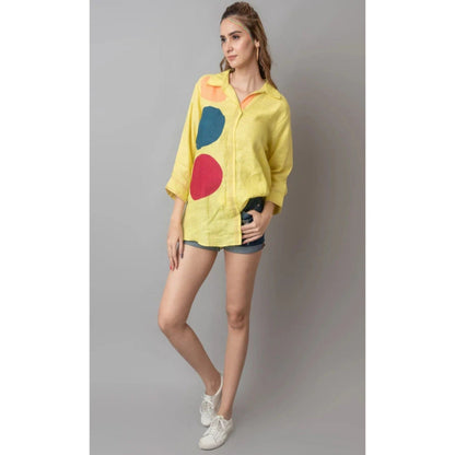 The House of Hemp Yellow Moca Shirt