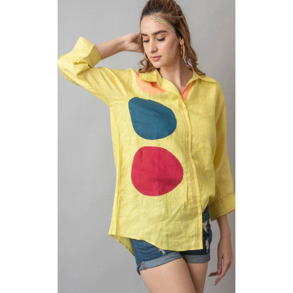 The House of Hemp Yellow Moca Shirt
