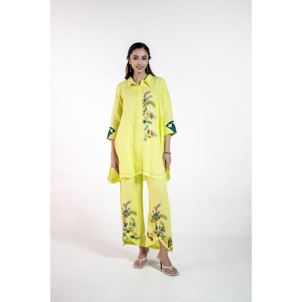 The House of Hemp Yellow Inaaya Co-Ord Set