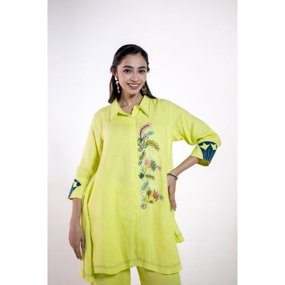 The House of Hemp Yellow Inaaya Co-Ord Set