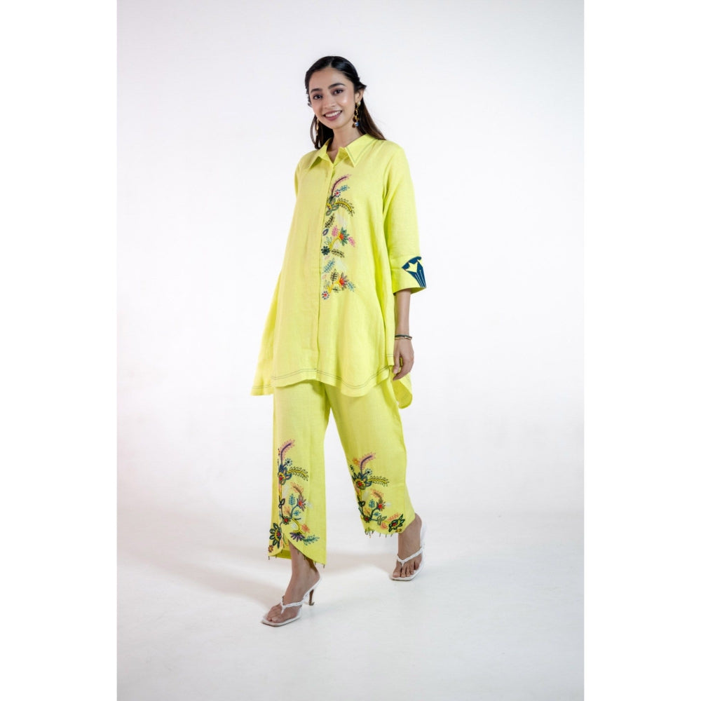 The House of Hemp Yellow Inaaya Co-Ord Set