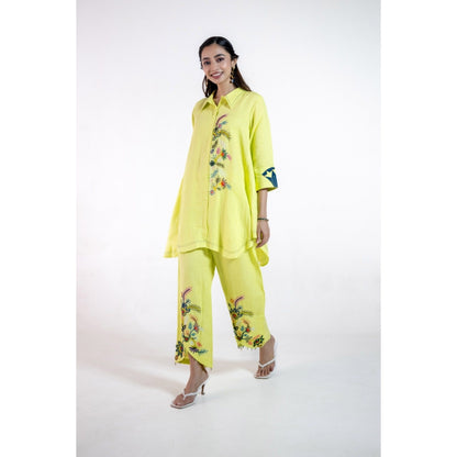 The House of Hemp Yellow Inaaya Co-Ord Set