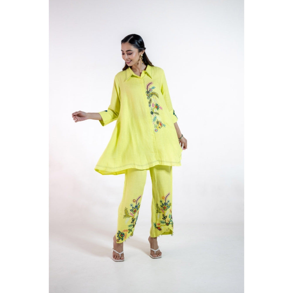The House of Hemp Yellow Inaaya Co-Ord Set