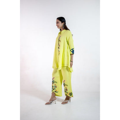The House of Hemp Yellow Inaaya Co-Ord Set