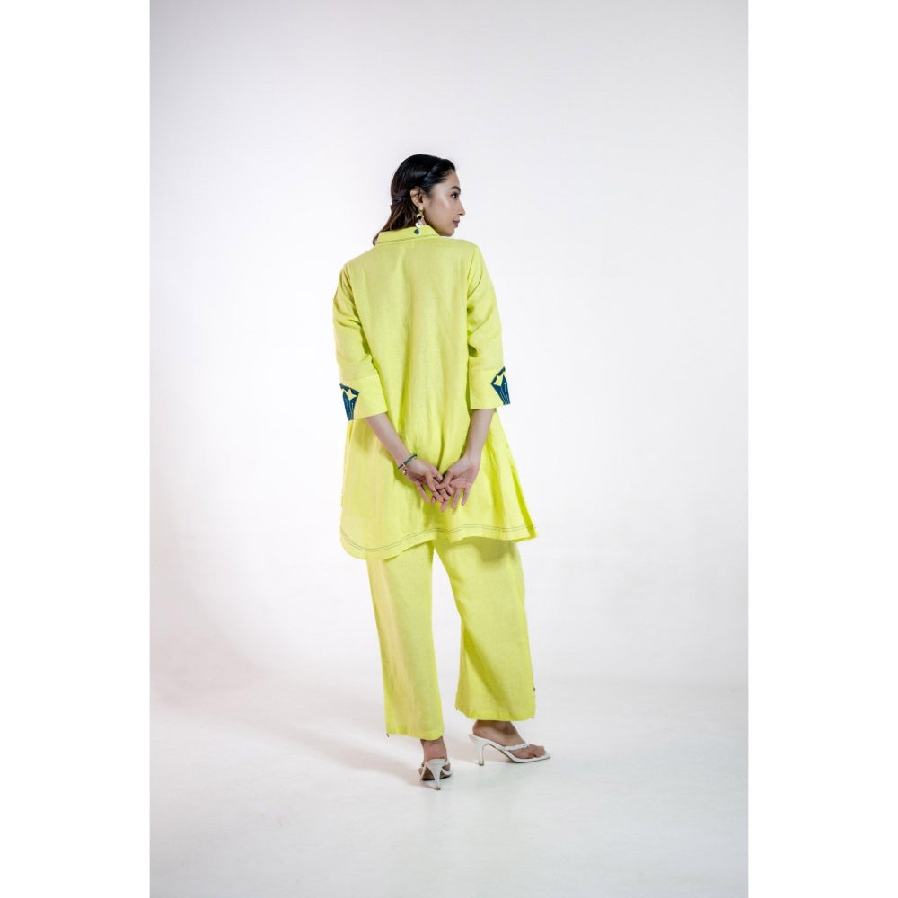 The House of Hemp Yellow Inaaya Co-Ord Set