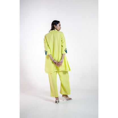 The House of Hemp Yellow Inaaya Co-Ord Set