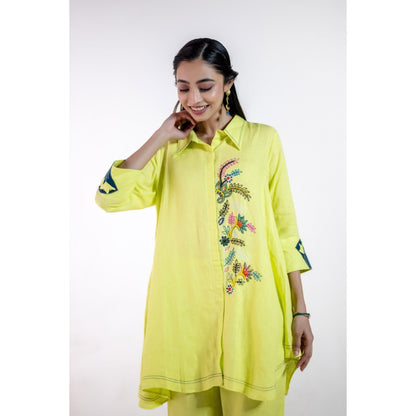 The House of Hemp Yellow Inaaya Co-Ord Set