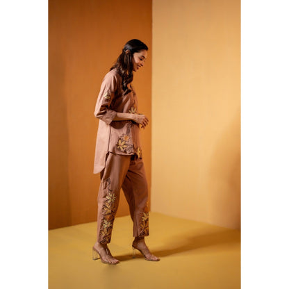 The House of Hemp Mauve Vanyaa Co-Ord Set
