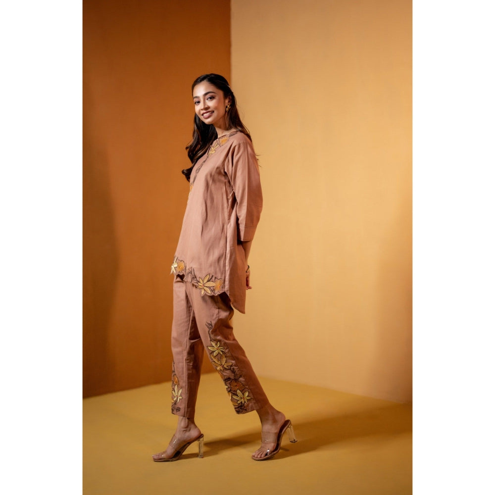 The House of Hemp Mauve Vanyaa Co-Ord Set